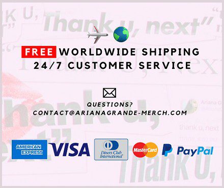Ariana Grande merch, stylish and trendy collection of apparel and accessories inspired by Ariana Grande's music and style.