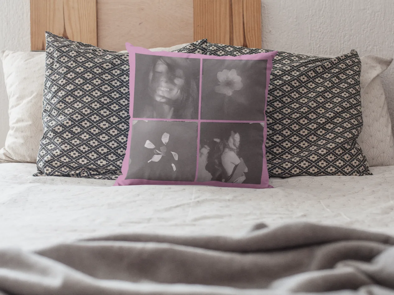 Ariana Grande Petal Collage Pillow Case - Image 2