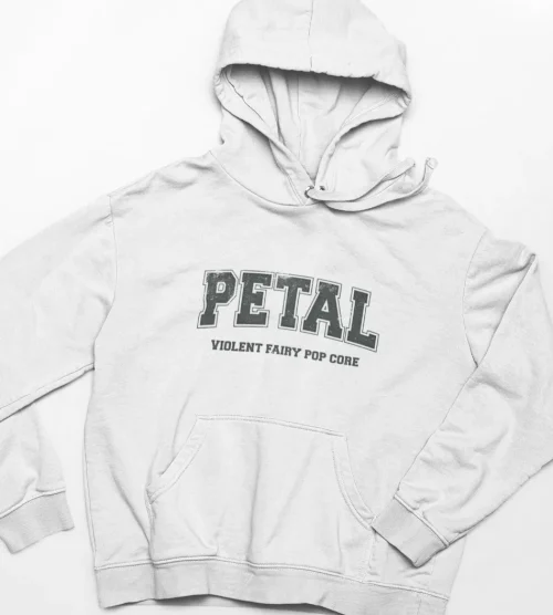 Ariana Grande Petal Varsity White Hoodie